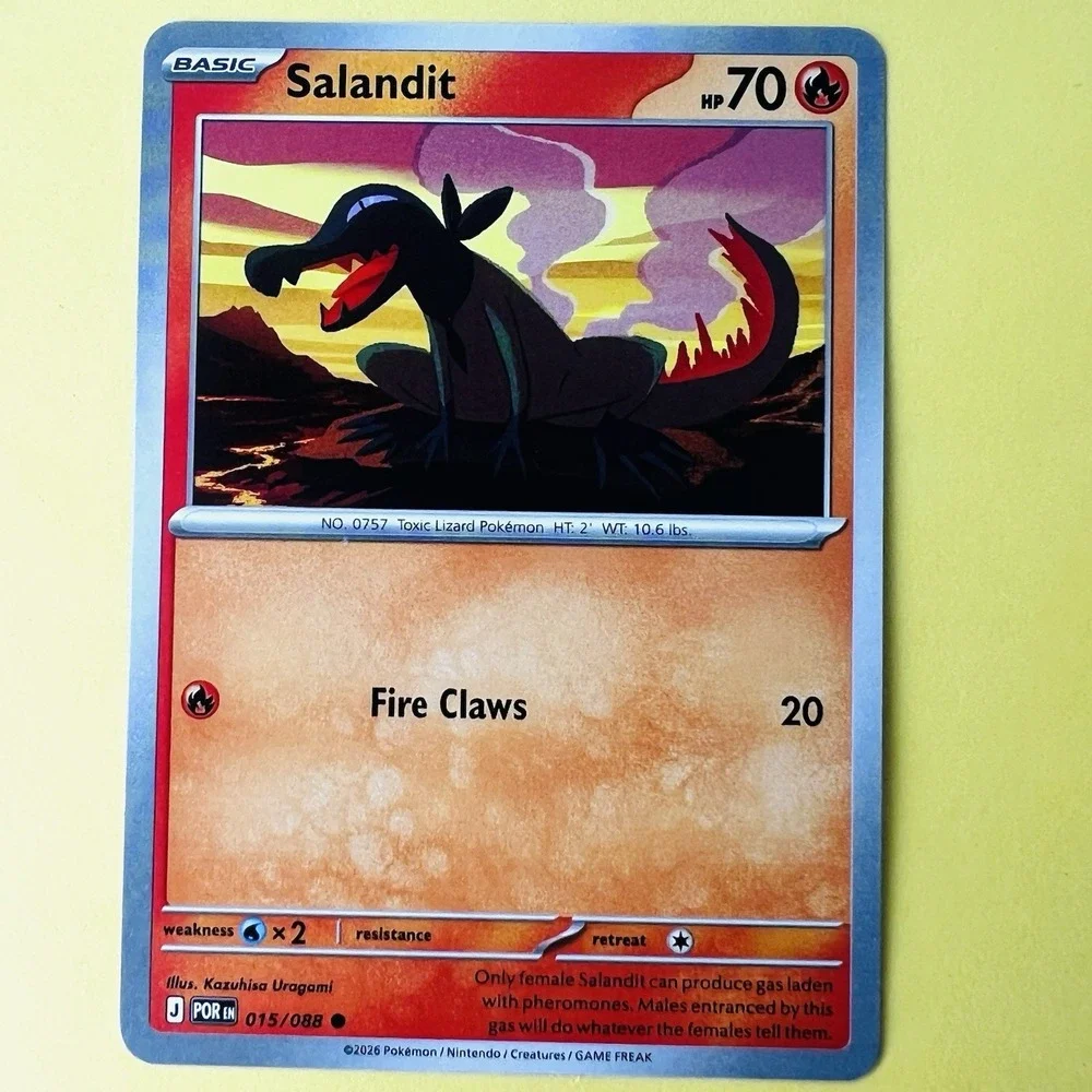 Salandit Perfect Order 015/088 Common Pokemon Near Mint
